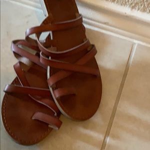 Mossimo Supply Co. Shoes - Mission sandals size 8.5. Worn once. Mossimo Supply Co. Shoes - Mission sandals size 8.5. Worn once.